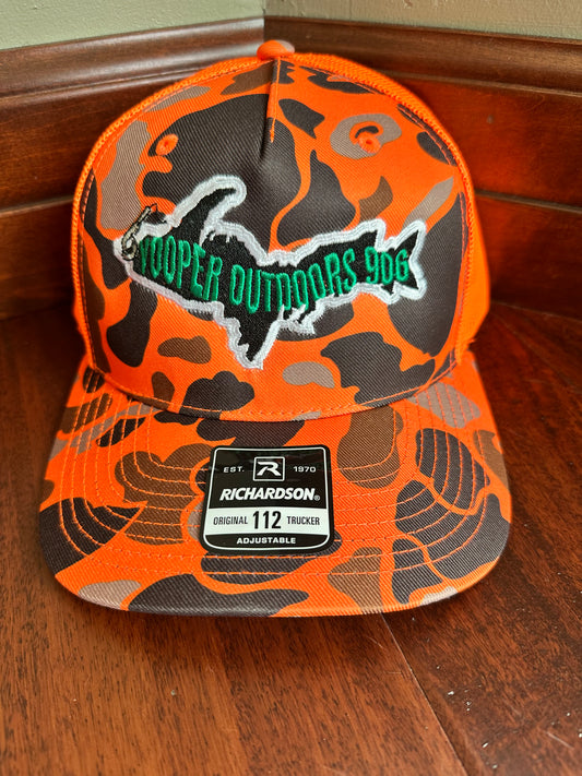 Orange Camo Green Thread
