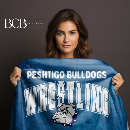 Peshtigo Wrestling Blanket