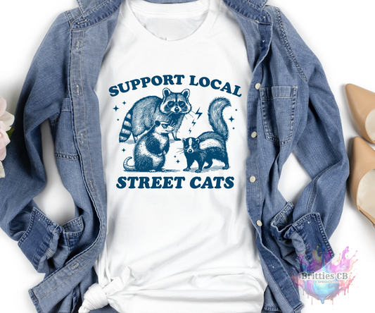 Supporting Local Street Cats Tshirt