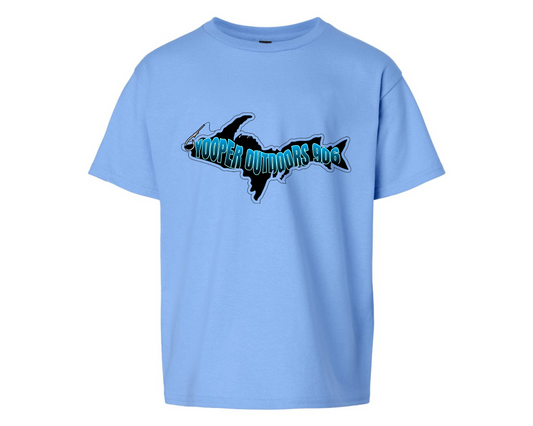 Youth Yooper T-shirt Carolina Blue